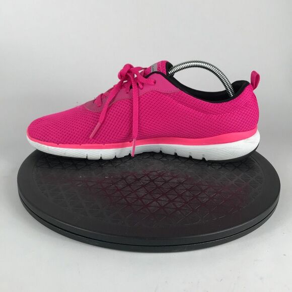 Skechers Flex Appeal Air Cooled Pink Running Shoes 13070 Women’s Size 11 - Picture 9 of 12